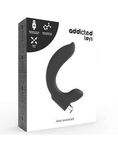 Addicted toys - vibrador prosttico recargable model 7 - negro