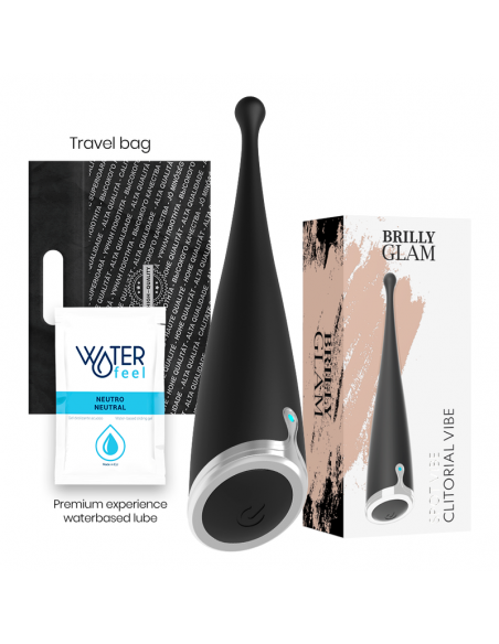 Brilly glam - spot vibe vibrador clitorial orgasmico silicona negro