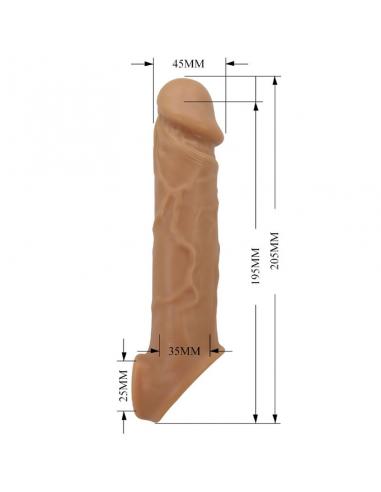 Pretty love - funda de pene de piel realística natural