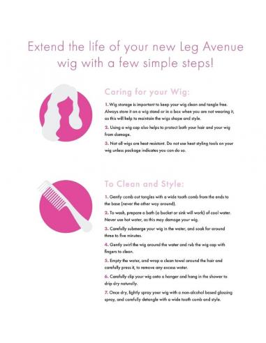 Leg avenue - peluca corte bob fosforescente blanco