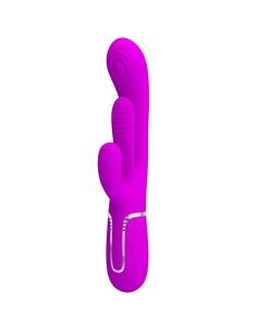Pretty love - shania triple vibrador rabbit multifunción rosa