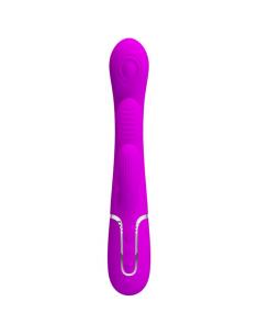Pretty love - shania triple vibrador rabbit multifunción rosa 2