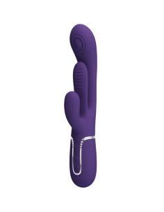 Pretty love - shania triple vibrador rabbit multifunción morado