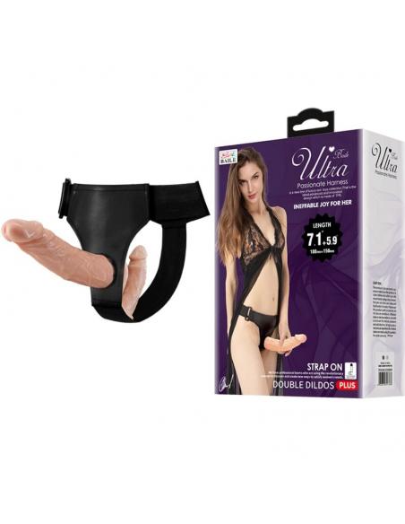 Baile - ultra passionate harness dobles dildos con arnés