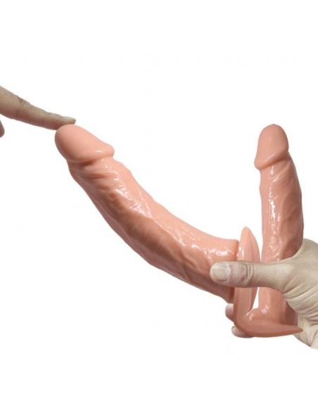 Baile - ultra passionate harness dobles dildos con arnés
