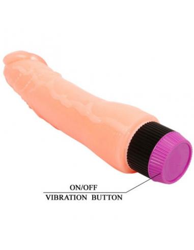 Baile - vibrador realistico flexible natural 24 cm
