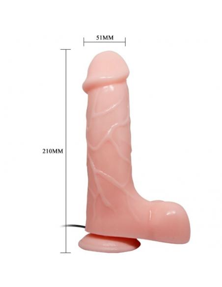 Baile - vibrador realistico barbara natural 21 cm