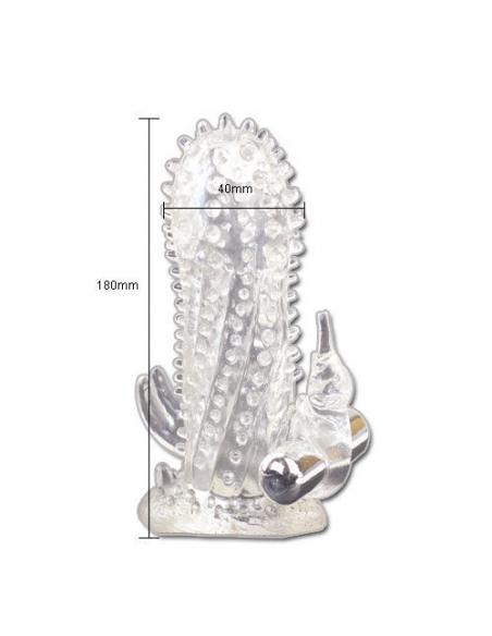 Baile - brave man extension pene vibrador rabbit