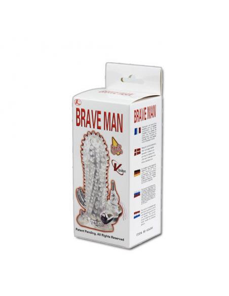 Baile - brave man extension pene vibrador rabbit