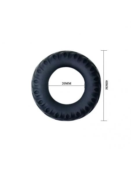 Baile - titan cockring black green 2 cm
