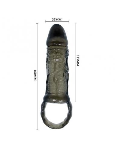 Baile - funda extensora pene con strap para testiculos 11.5 cm