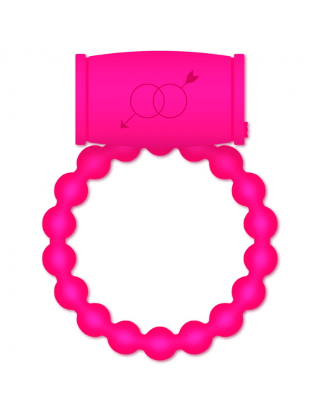 Casual love - 25 anillo vibrador rosa