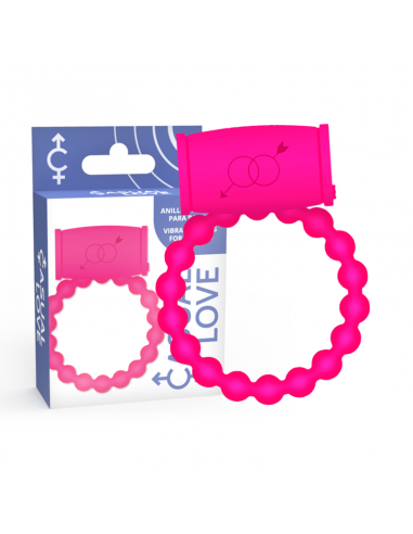 Casual love - 25 anillo vibrador rosa