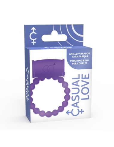 Casual love - 25 anillo vibrador parejas violeta