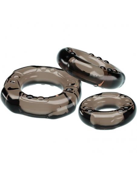 Baile - cock rings yvonne set 3 anillos pene