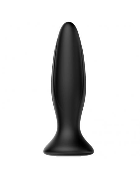 Mr play - plug anal vibrador negro recargable