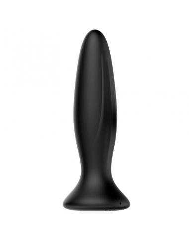 Mr play - plug anal vibrador negro recargable