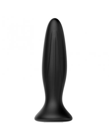 Mr play - plug anal vibrador negro recargable