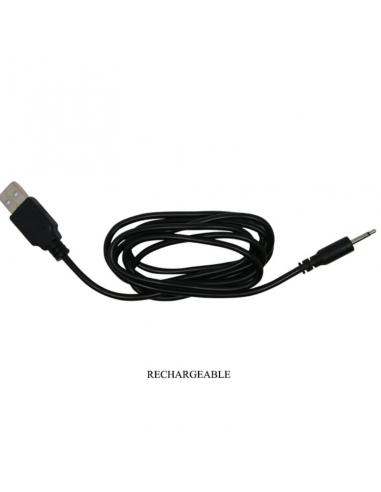 Mr play - plug anal vibrador negro recargable