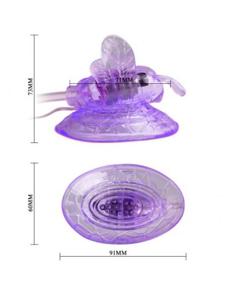 Baile - mariposa vibradora estimulacion clitoris lila