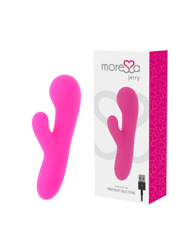 Moressa - jerry clip vibrador punto g y clitoris premium silicone recargable