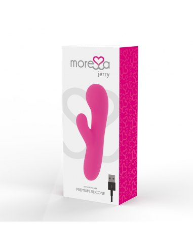 Moressa - jerry clip vibrador punto g y clitoris premium silicone recargable