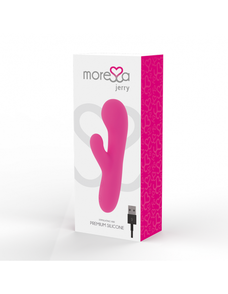 Moressa - jerry clip vibrador punto g y clitoris premium silicone recargable