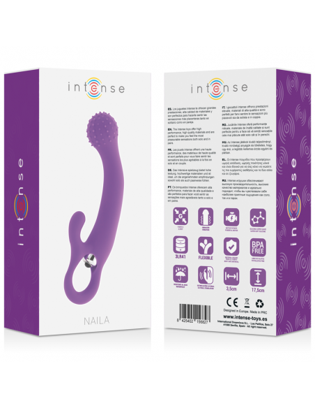 Intense - naila vibrating silicone lila