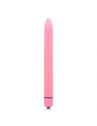 Glossy - slim vibrador rosa