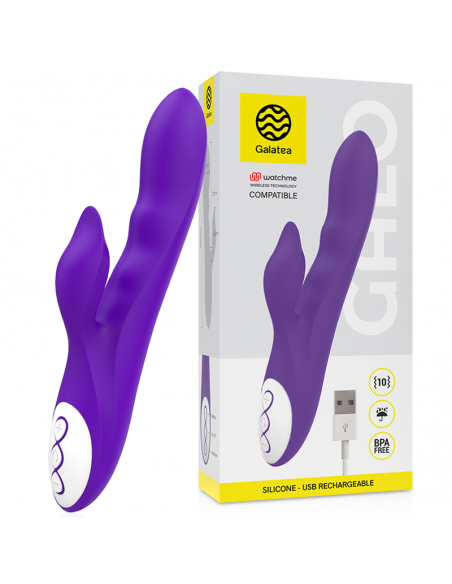 Galatea - galo vibrador lila compatible con watchme wireless technology