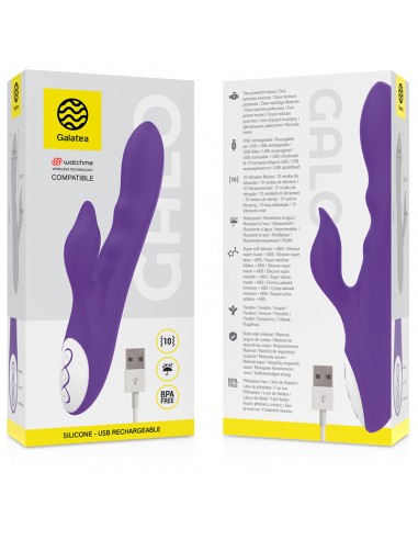 Galatea - galo vibrador lila compatible con watchme wireless technology