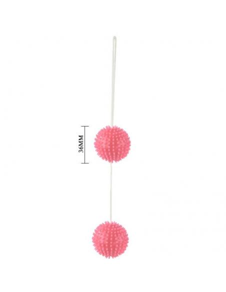 Baile - a deeply pleasure bolas texturadas rosa 3.6 cm