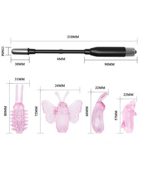 Baile - wizard magic wand estimulador con vibracion