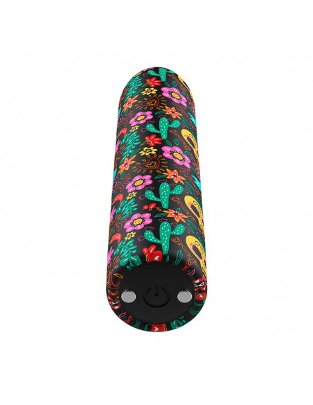 Custom bullets - bala recargable skull 10 intensidades