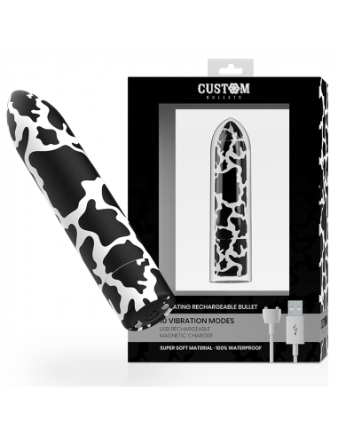 Custom bullets - bala recargable cow 10 intensidades