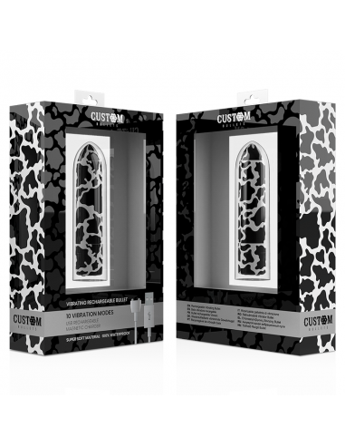 Custom bullets - bala recargable cow 10 intensidades