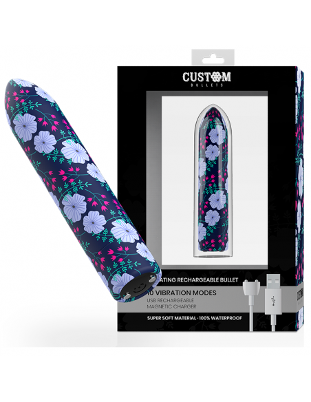 Custom bullets - bala recargable spring 10 intensidades