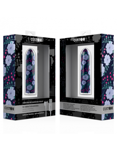 Custom bullets - bala recargable spring 10 intensidades