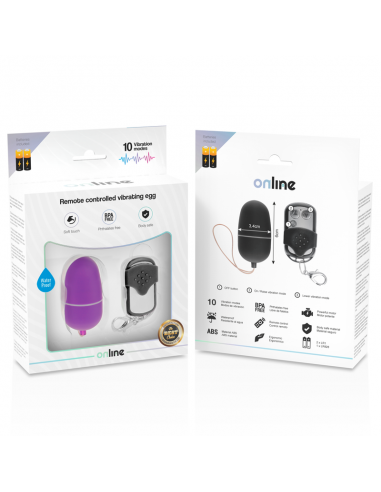 Online - huevo vibrador control remoto m lila