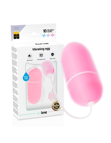 Online - huevo vibrador waterproof rosa