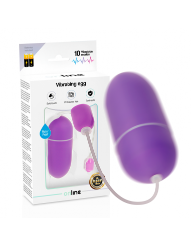 Online - huevo vibrador waterproof lila