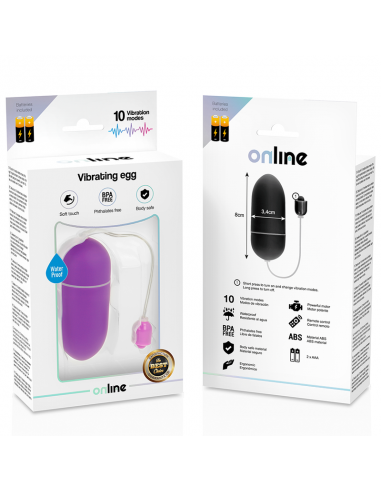 Online - huevo vibrador waterproof lila