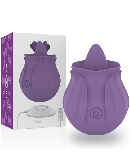 Intense - violet estimulador lengua base magnética