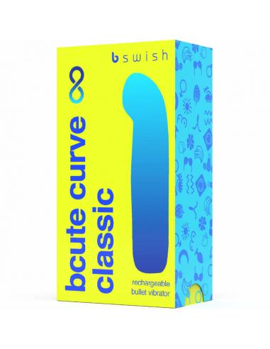 B swish - bcute curve infinite classic vibrador recargable silicona amarillo