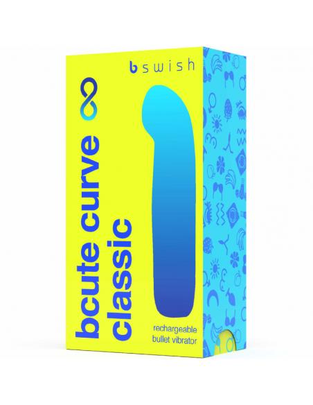 B swish - bcute curve infinite classic vibrador recargable silicona amarillo