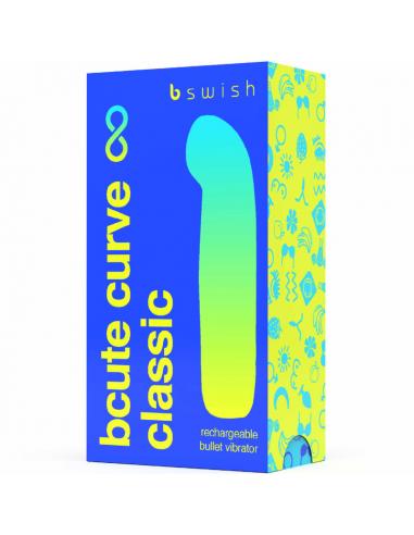 B swish - bcute curve infinite classic vibrador recargable silicona azul