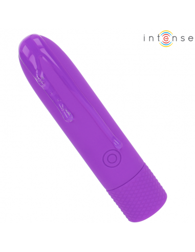 Intense - symone bala vibradora recargable por usb 8 vibraciones morado 10 x 2.2 cm
