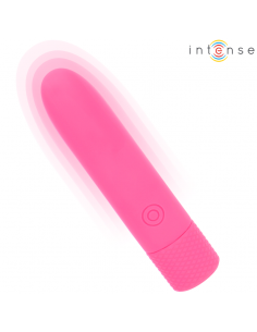 Intense - symone bala vibradora recargable por usb 8 vibraciones rosa 10 x 2.2 cm 2