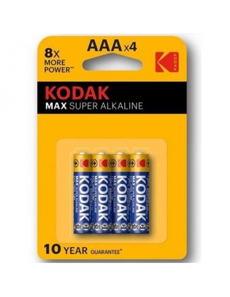 Kodak - max super pila alcalina aaa lr03 blister*4