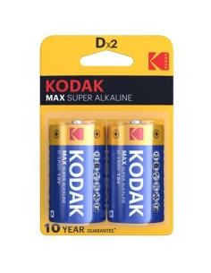 Kodak - max pila alcalina d lr20 blister*2